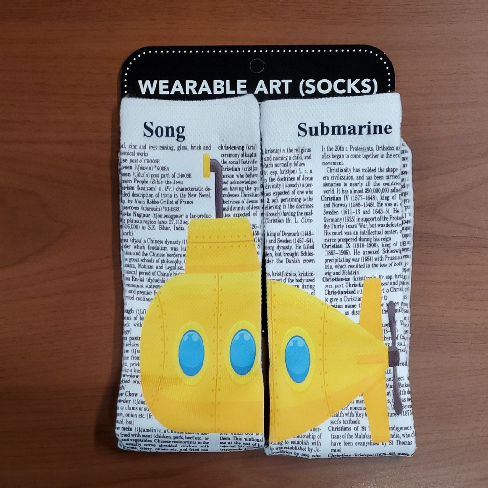 Yellow Submarine Socks